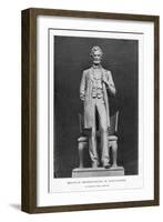 Statue of Abraham Lincoln, Lincoln Park, Chicago, 1887-Augustus Saint-gaudens-Framed Giclee Print