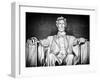 Statue of Abraham Lincoln, Washington D.C, District of Columbia, White Frame, White Frame-Philippe Hugonnard-Framed Photographic Print