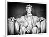 Statue of Abraham Lincoln, Washington D.C, District of Columbia, White Frame, White Frame-Philippe Hugonnard-Framed Photographic Print