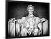 Statue of Abraham Lincoln, Washington D.C, District of Columbia, White Frame, White Frame-Philippe Hugonnard-Framed Photographic Print