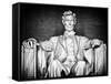 Statue of Abraham Lincoln, Washington D.C, District of Columbia, White Frame, White Frame-Philippe Hugonnard-Framed Stretched Canvas