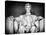 Statue of Abraham Lincoln, Washington D.C, District of Columbia, White Frame, White Frame-Philippe Hugonnard-Stretched Canvas