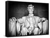 Statue of Abraham Lincoln, Washington D.C, District of Columbia, White Frame, White Frame-Philippe Hugonnard-Framed Stretched Canvas