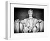 Statue of Abraham Lincoln, Washington D.C, District of Columbia, White Frame, White Frame-Philippe Hugonnard-Framed Photographic Print