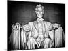 Statue of Abraham Lincoln, Washington D.C, District of Columbia, White Frame, White Frame-Philippe Hugonnard-Mounted Art Print