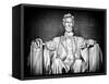 Statue of Abraham Lincoln, Washington D.C, District of Columbia, White Frame, White Frame-Philippe Hugonnard-Framed Stretched Canvas