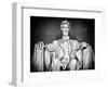 Statue of Abraham Lincoln, Washington D.C, District of Columbia, White Frame, White Frame-Philippe Hugonnard-Framed Art Print