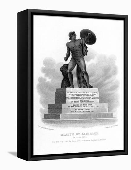 Statue of Achilles, Hyde Park, London, 1827-S Freeman-Framed Stretched Canvas