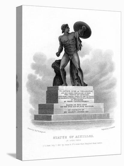 Statue of Achilles, Hyde Park, London, 1827-S Freeman-Stretched Canvas