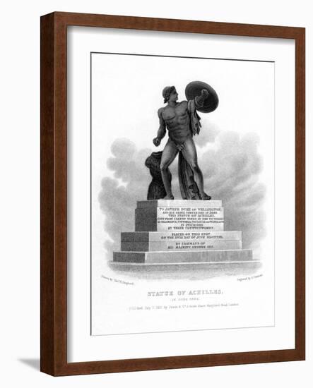 Statue of Achilles, Hyde Park, London, 1827-S Freeman-Framed Giclee Print