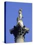 Statue of Admiral Lord Nelson, Nelson's Column, Trafalgar Square, London, England, UK-Roy Rainford-Stretched Canvas