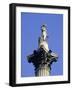 Statue of Admiral Lord Nelson, Nelson's Column, Trafalgar Square, London, England, UK-Roy Rainford-Framed Photographic Print