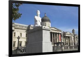 Statue of Alison Lapper, Trafalgar Square, London, England, United Kingdom-Charles Bowman-Framed Photographic Print