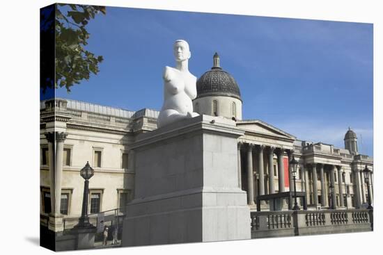 Statue of Alison Lapper, Trafalgar Square, London, England, United Kingdom-Charles Bowman-Stretched Canvas