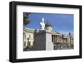 Statue of Alison Lapper, Trafalgar Square, London, England, United Kingdom-Charles Bowman-Framed Photographic Print