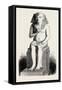 Statue of Amenophis IV, Ehuenaten, Egypt, 1879-null-Framed Stretched Canvas