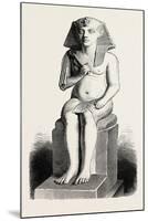 Statue of Amenophis IV, Ehuenaten, Egypt, 1879-null-Mounted Giclee Print