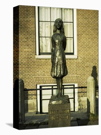 Statue of Anne Frank, Amsterdam-Christopher Rennie-Stretched Canvas