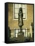 Statue of Anne Frank, Amsterdam-Christopher Rennie-Framed Stretched Canvas