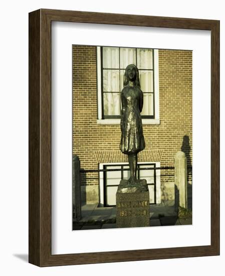 Statue of Anne Frank, Amsterdam-Christopher Rennie-Framed Photographic Print