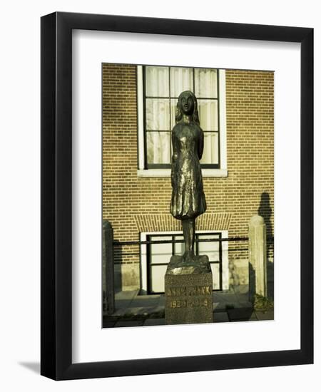 Statue of Anne Frank, Amsterdam-Christopher Rennie-Framed Photographic Print