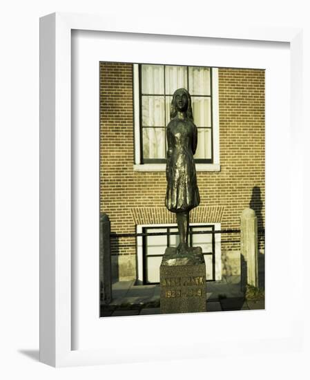 Statue of Anne Frank, Amsterdam-Christopher Rennie-Framed Photographic Print