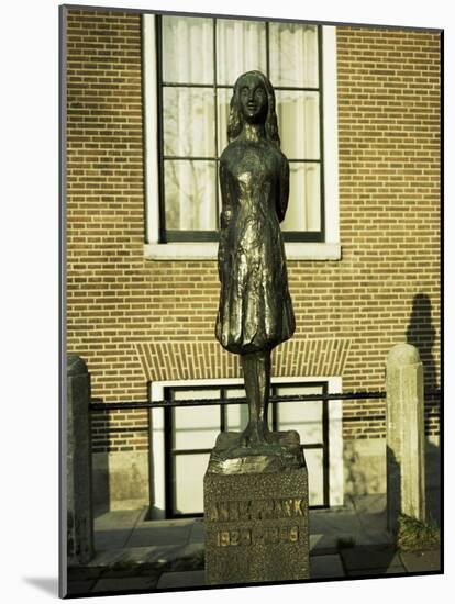 Statue of Anne Frank, Amsterdam-Christopher Rennie-Mounted Photographic Print