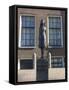 Statue of Anne Frank Outside Westerkerk, Near Her House, Amsterdam, Netherlands, Europe-Amanda Hall-Framed Stretched Canvas