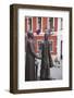 Statue of Anyos Jedlik and Gergely Czuczor in Szechenyi Square-Ian Trower-Framed Photographic Print