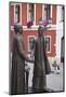 Statue of Anyos Jedlik and Gergely Czuczor in Szechenyi Square-Ian Trower-Mounted Photographic Print