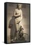 Statue of Aphrodite, Goddess of Beauty and Love-null-Framed Stretched Canvas