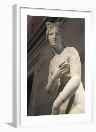 Statue of Aphrodite, Goddess of Beauty and Love-null-Framed Photographic Print