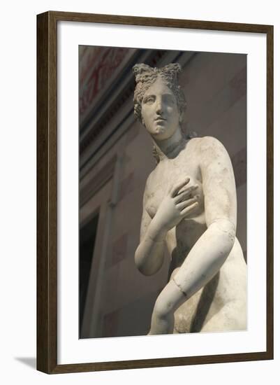 Statue of Aphrodite, Goddess of Beauty and Love-null-Framed Photographic Print