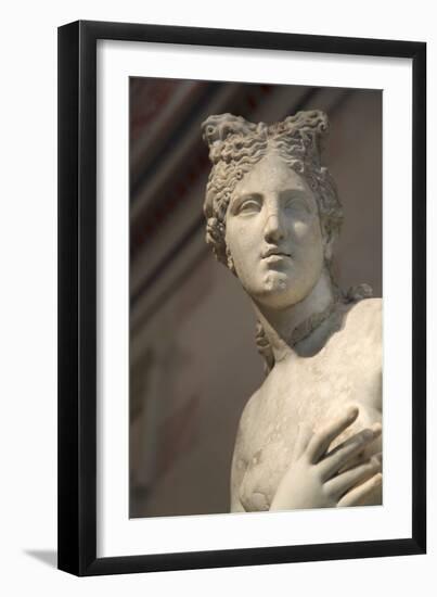 Statue of Aphrodite, Goddess of Beauty and Love-null-Framed Photographic Print