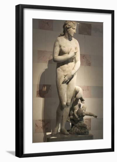 Statue of Aphrodite, Goddess of Beauty and Love-null-Framed Photographic Print