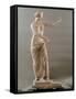 Statue of Aphrodite Type Capua, 2nd Century, White Marble, Full Relief-null-Framed Stretched Canvas