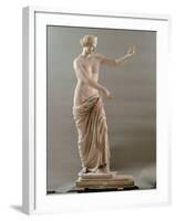 Statue of Aphrodite Type Capua, 2nd Century, White Marble, Full Relief-null-Framed Photographic Print