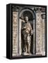 Statue of Apostle Attributed to Cristoforo and Antonio Mantegazza, Left Side of Façade-null-Framed Stretched Canvas