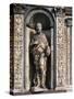 Statue of Apostle Attributed to Cristoforo and Antonio Mantegazza, Left Side of Façade-null-Stretched Canvas