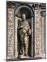 Statue of Apostle Attributed to Cristoforo and Antonio Mantegazza, Left Side of Façade-null-Mounted Giclee Print