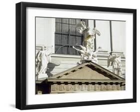 Statue of Archangel Michael, 1725-null-Framed Giclee Print