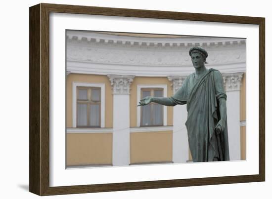 Statue of Armand-Emmanuel Du Plessis-null-Framed Photographic Print