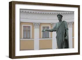 Statue of Armand-Emmanuel Du Plessis-null-Framed Photographic Print