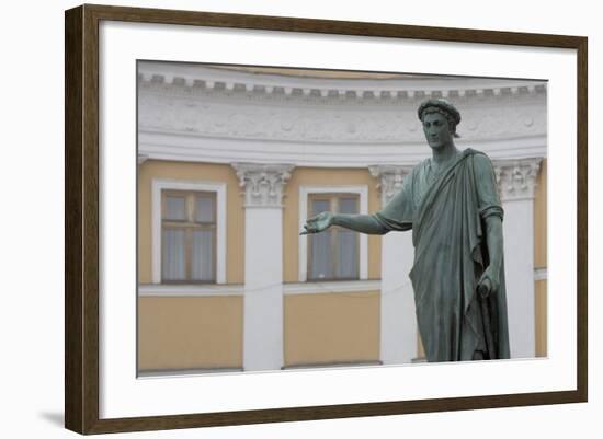 Statue of Armand-Emmanuel Du Plessis-null-Framed Photographic Print