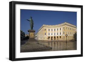 Statue of Armand-Emmanuel Du Plessis-null-Framed Photographic Print