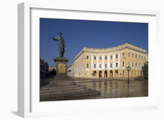 Statue of Armand-Emmanuel Du Plessis-null-Framed Photographic Print