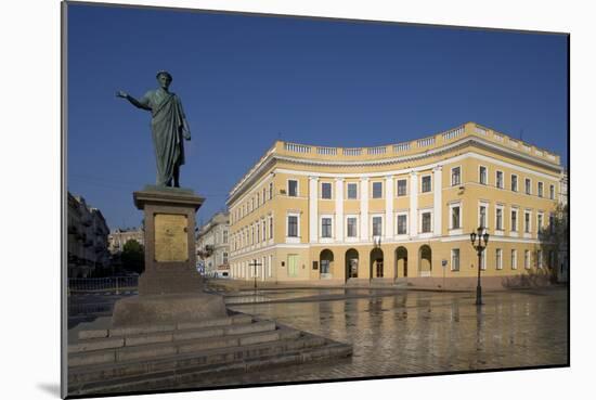 Statue of Armand-Emmanuel Du Plessis-null-Mounted Photographic Print