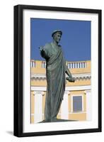 Statue of Armand-Emmanuel Du Plessis-null-Framed Photographic Print