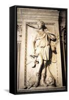 Statue of Artemis, Greek Goddess of Hunting-null-Framed Stretched Canvas