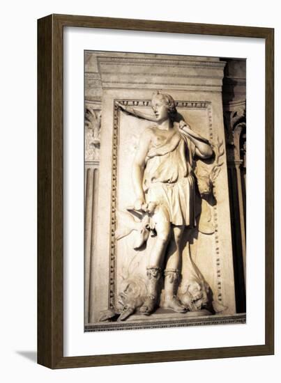 Statue of Artemis, Greek Goddess of Hunting-null-Framed Photographic Print